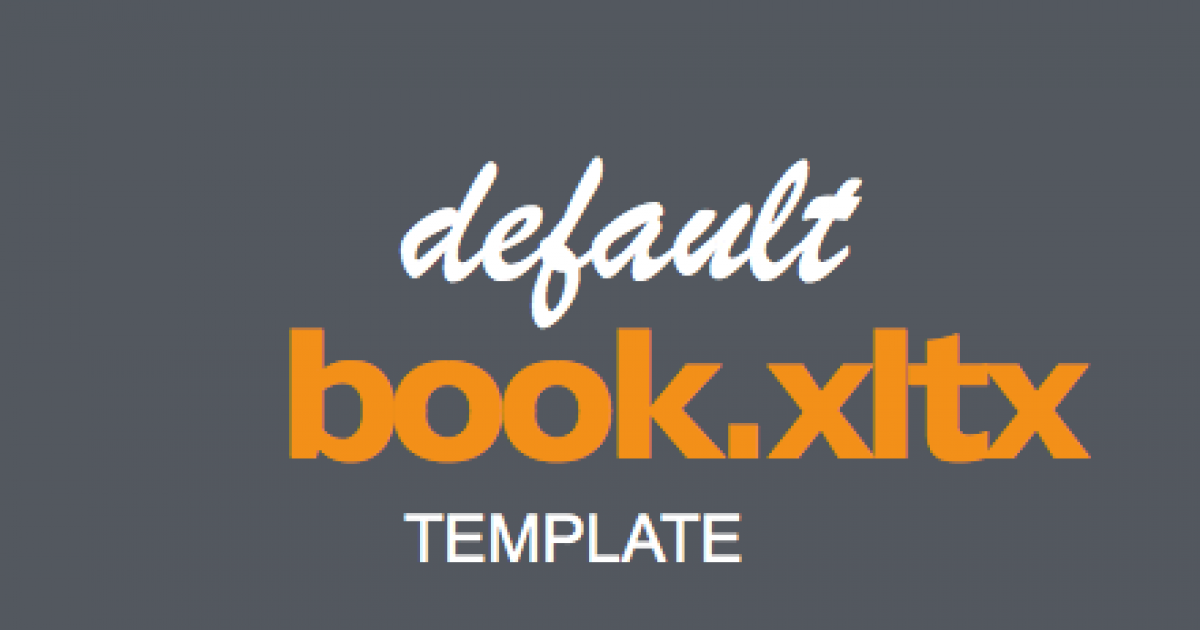 How To Set A Default Template In Excel Exceljet